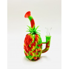 Silicone Water Pipe 7" Pineapple